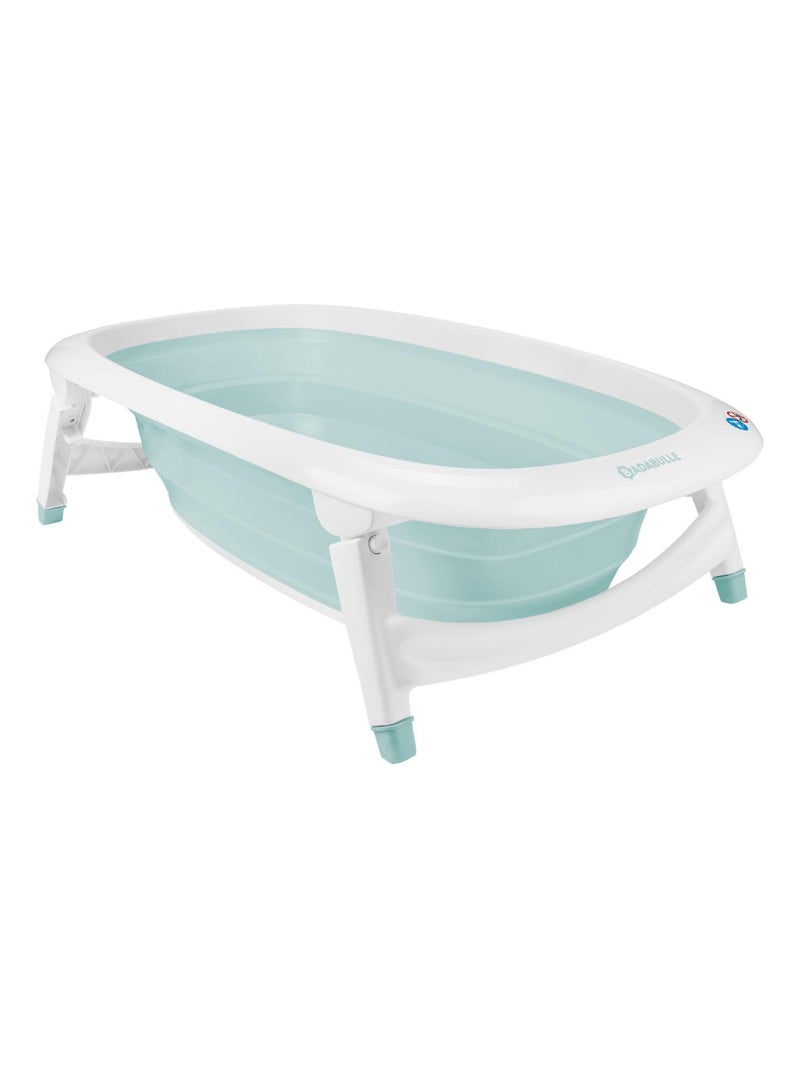 Baignoire pliable super compacte capacité 35L témoin température 'Badabulle' Bleu clair - Kiabi