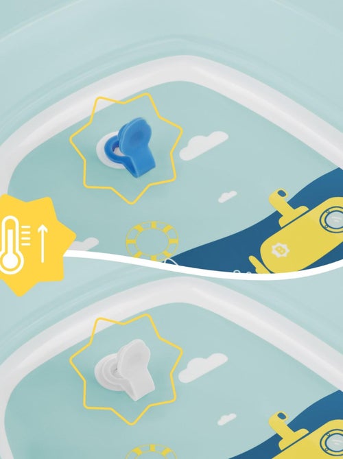 Baignoire pliable super compacte capacité 35L témoin température 'Badabulle' - Kiabi