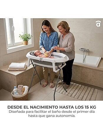 Baignoire pliante avec pieds et réducteur Luigi Asalvo