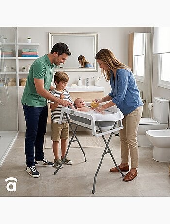 Baignoire pliante avec pieds et réducteur Luigi Asalvo