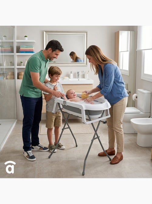 Baignoire pliante avec pieds et réducteur Luigi Asalvo - Kiabi