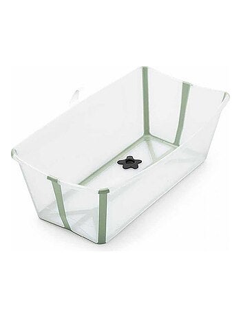 Baignoire pliante Flexi Bath® blanche avec bouchon de vidange réactif à la chaleur (White)