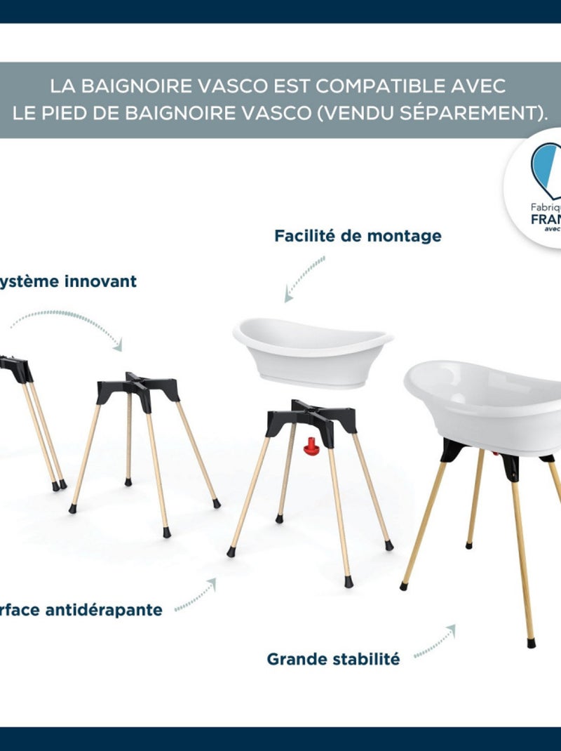Baignoire VASCO Blanc - Kiabi