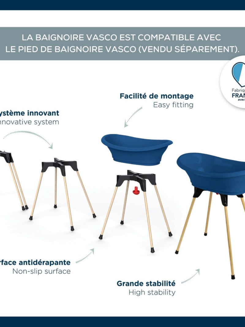 Baignoire VASCO Bleu - Kiabi