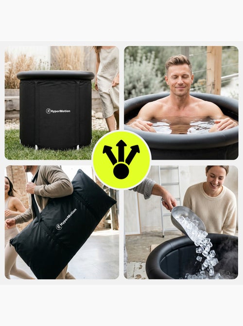 Bain de Glace Pliable pour Récupération Nylon et PVC 330 L Dim ø75x75 cm - Kiabi