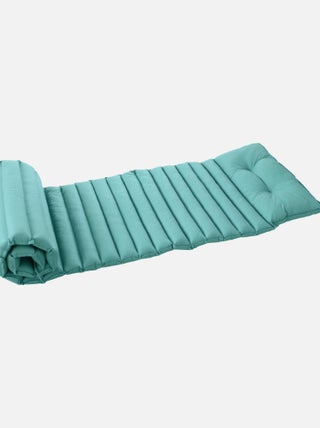 Bain de soleil 60x180cm coton uni turquoise