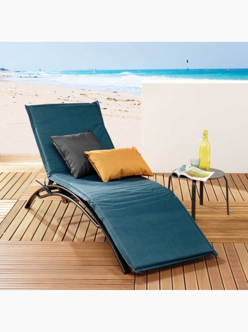 BAIN DE SOLEIL 65 x 190 x 4 CM EXTERIEUR BLEU MARINE WATERPROOF - Kiabi BAIN DE SOLEIL 65 x 190 x 4 CM EXTERIEUR BLEU MARINE WATERPROOF - Kiabi
