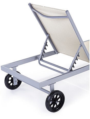 Bain de soleil alu / textilene