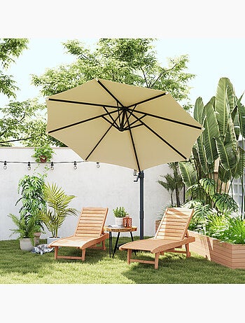 Bain de soleil dossier réglable roulettes