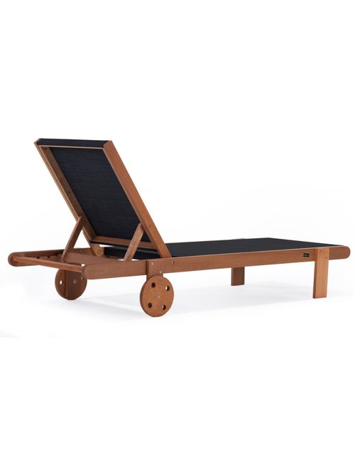 Bain de Soleil en bois exotique - Kiabi