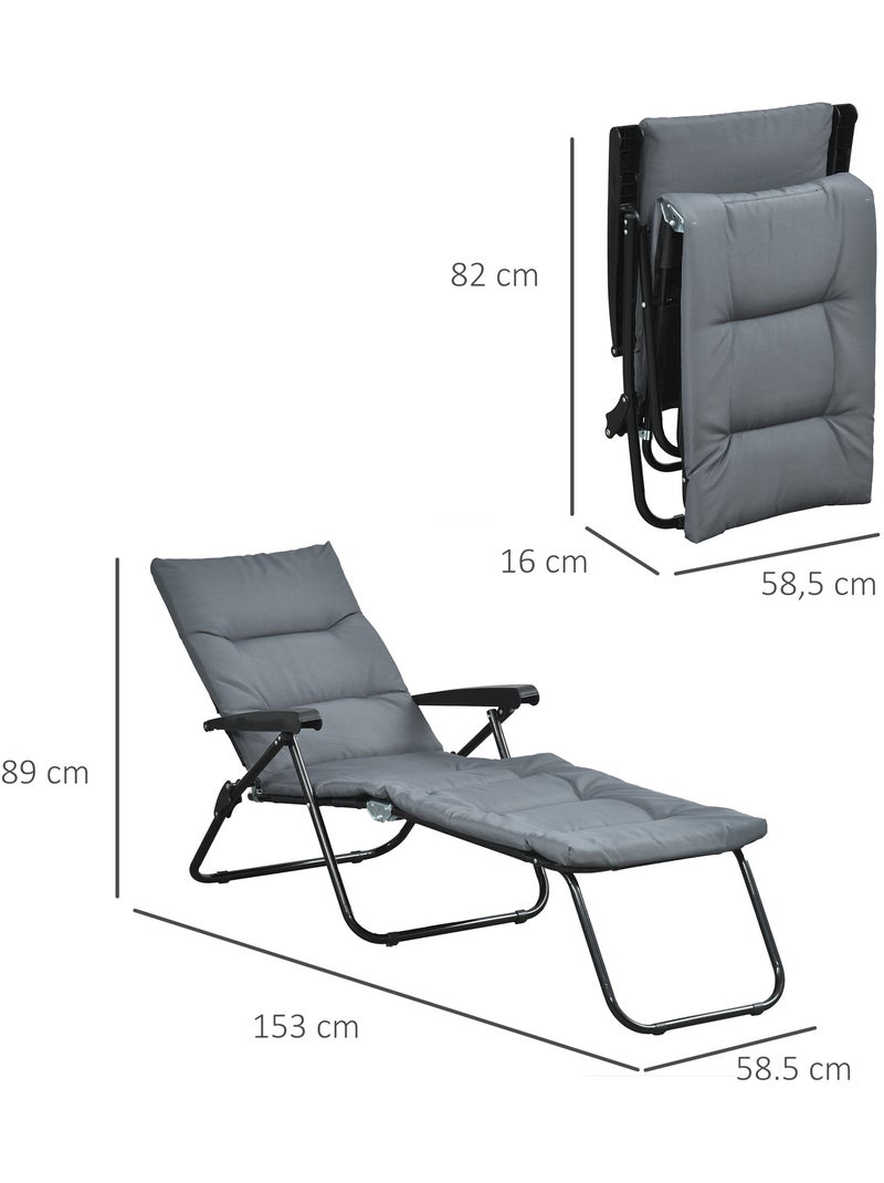 Bain de soleil pliable Gris - Kiabi