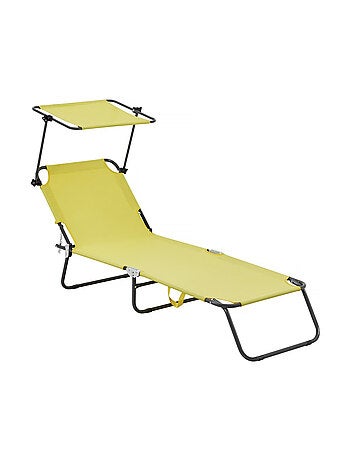 Bain de soleil pliable "Lazy" - Avec pare soleil