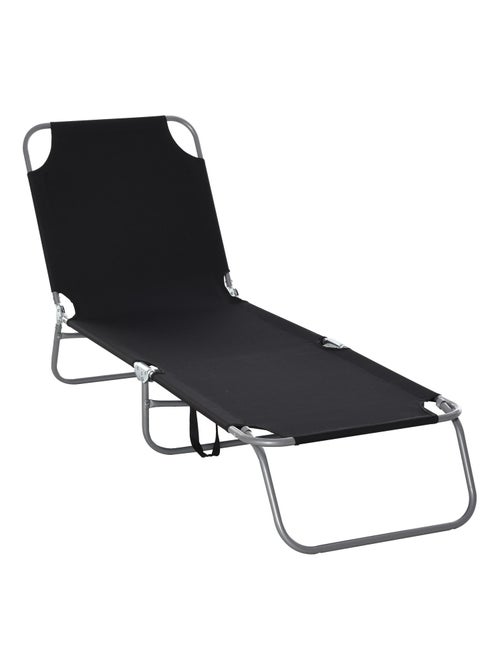 Bain de soleil transat pliable dossier réglable - Kiabi
