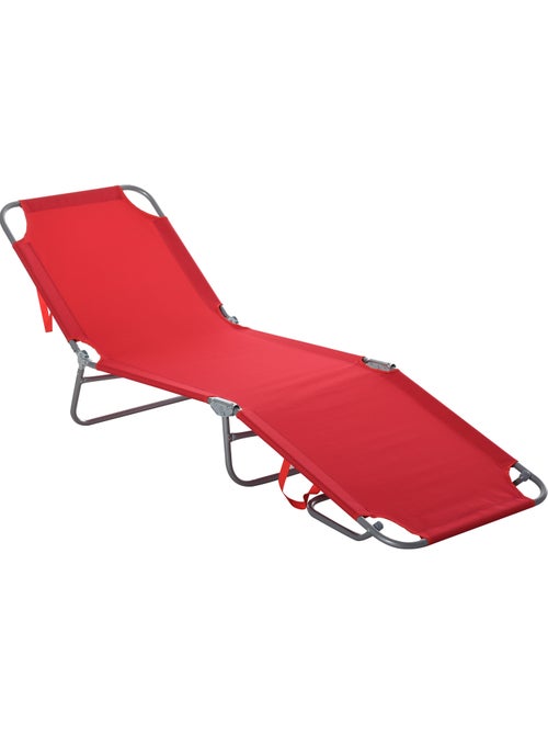 Bain de soleil transat pliable dossier - Kiabi