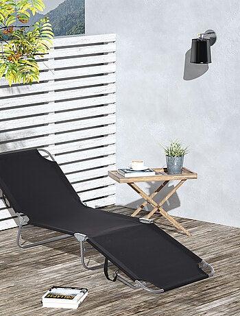 Bain de soleil transat pliable