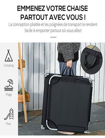 Bain de soleil transat pliable
