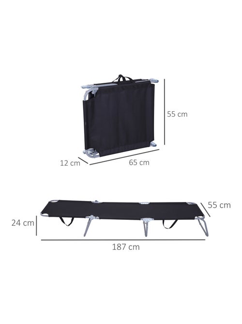 Bain de soleil transat pliable - Kiabi