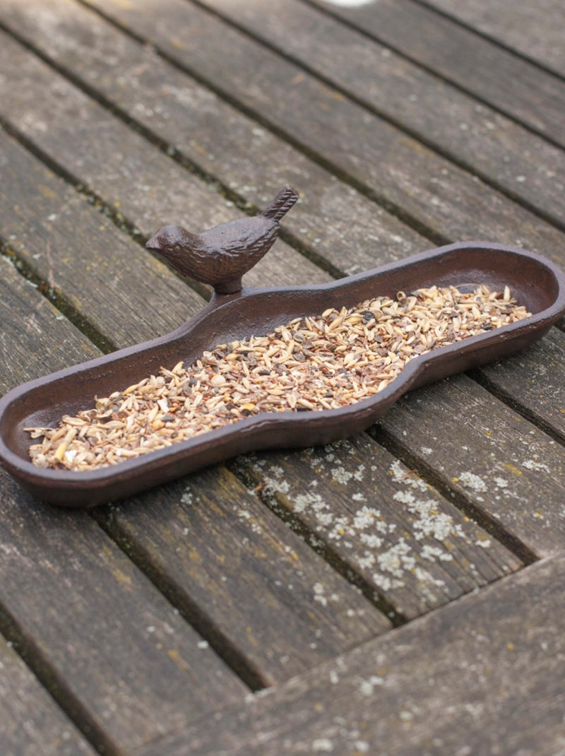 Bain d'oiseau en fonte Marron - Kiabi