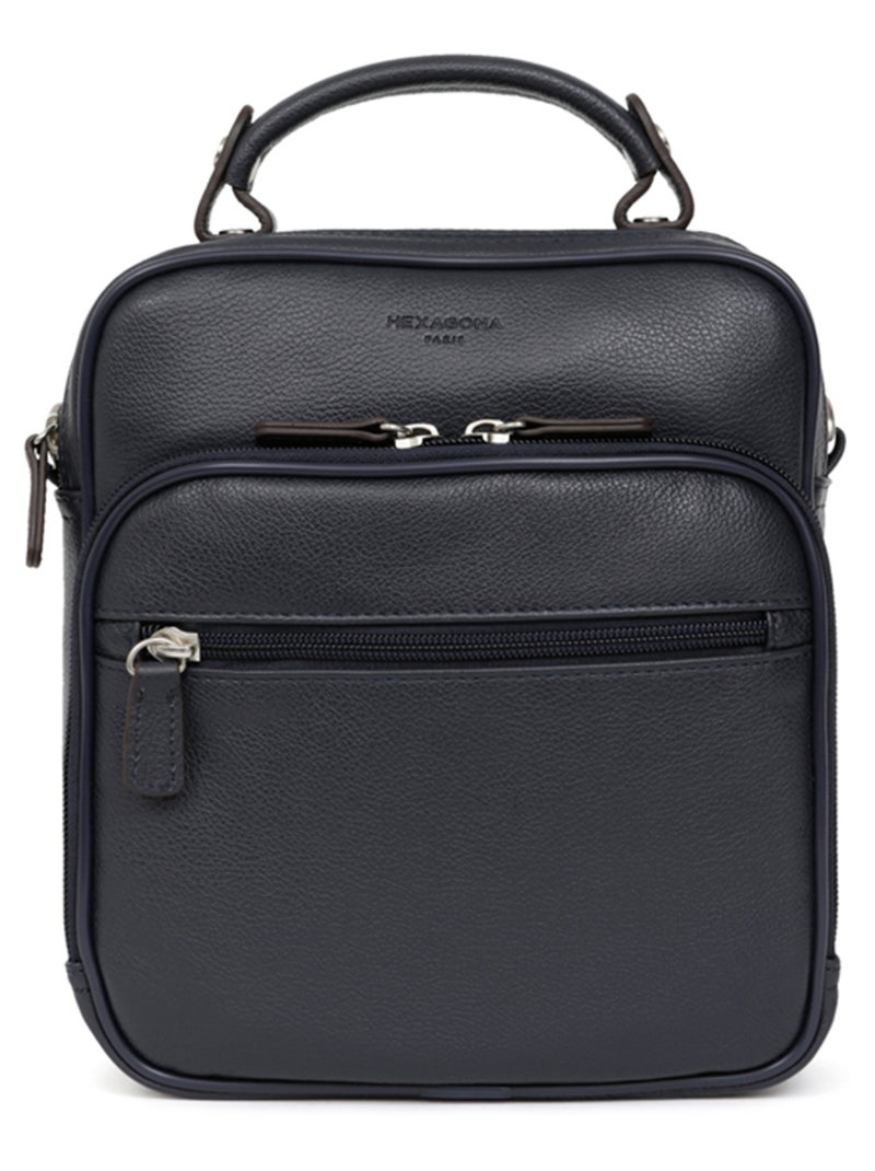 Baisenville  Cuir CONFORT Bleu marine - Kiabi
