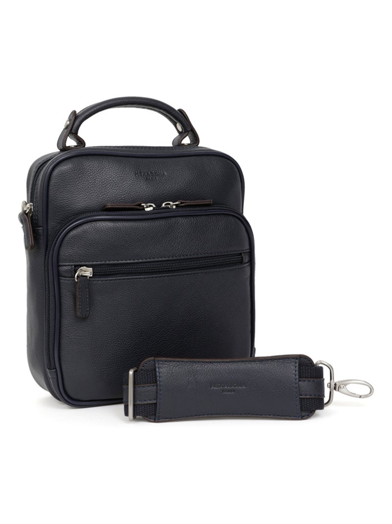 Baisenville  Cuir CONFORT Bleu marine - Kiabi