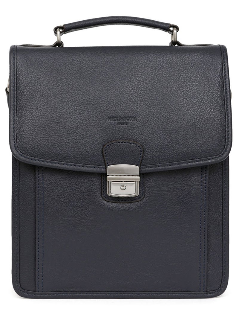 Baisenville  Cuir CONFORT Bleu marine - Kiabi