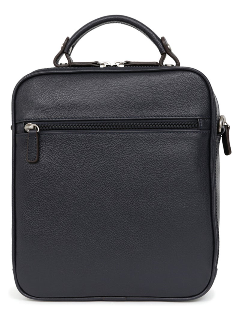 Baisenville  cuir confort hexagona Bleu marine - Kiabi