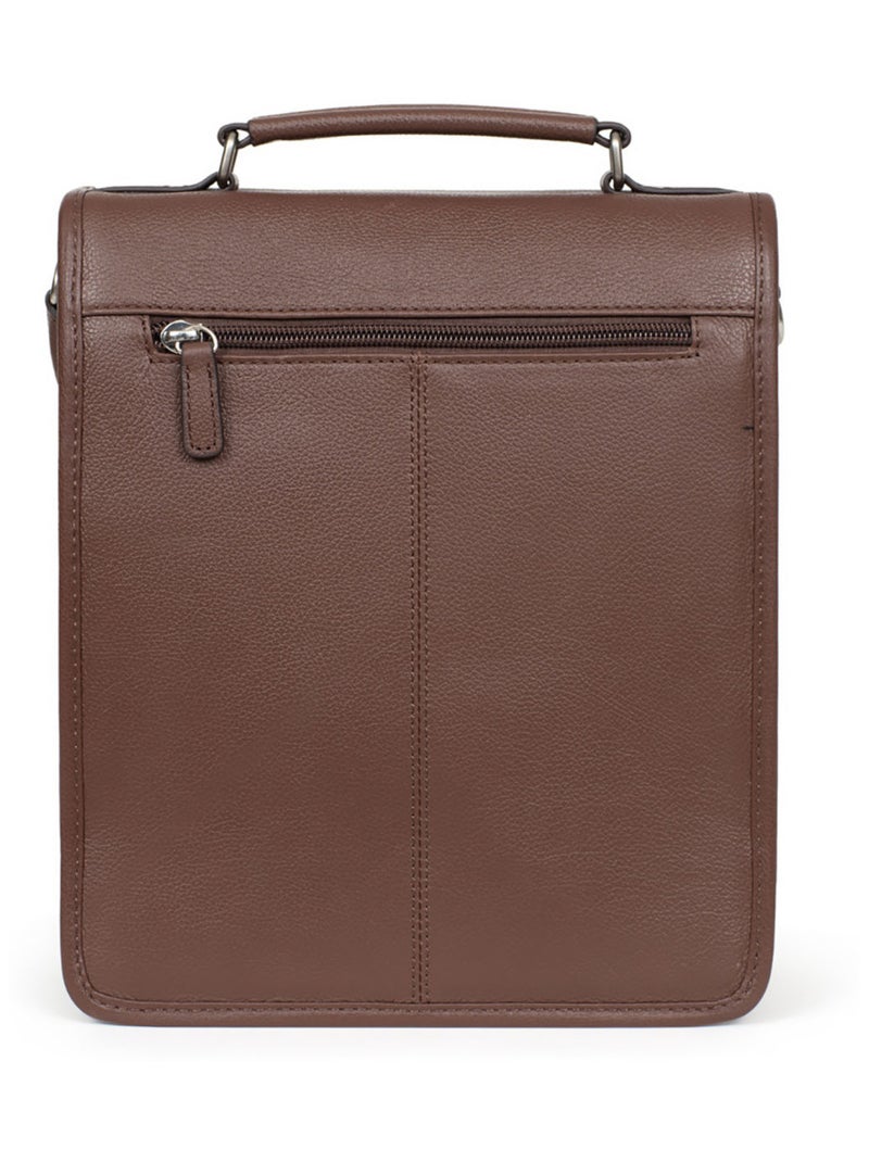 Baisenville  cuir confort hexagona Marron chocolat - Kiabi