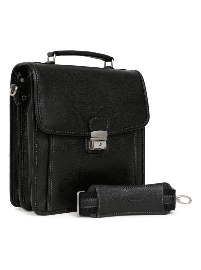 Baisenville  cuir confort hexagona Noir - Kiabi
