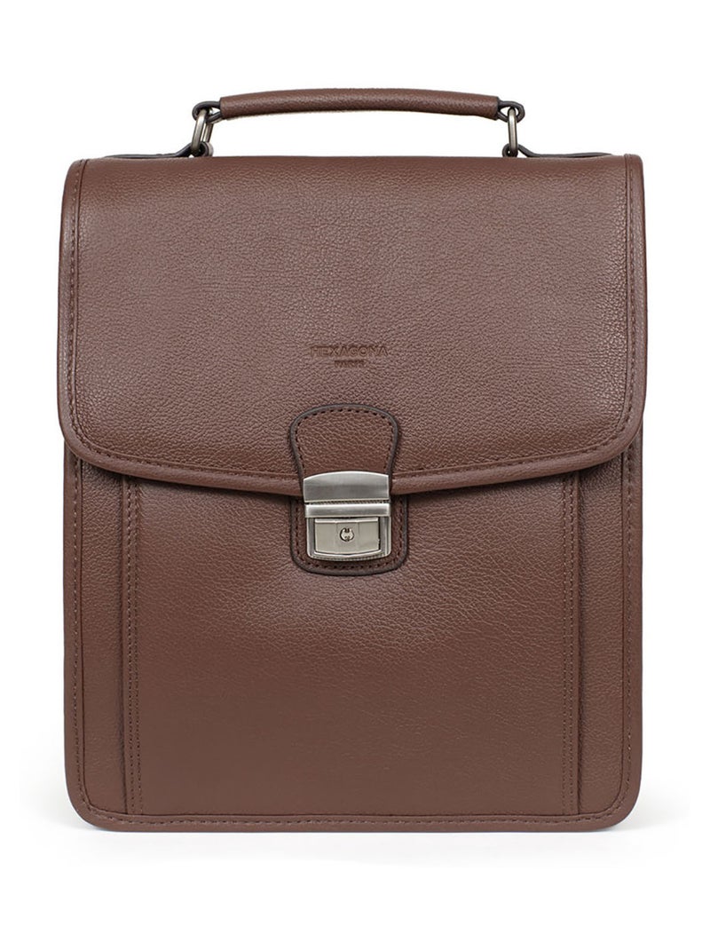 Baisenville  Cuir CONFORT Marron chocolat - Kiabi