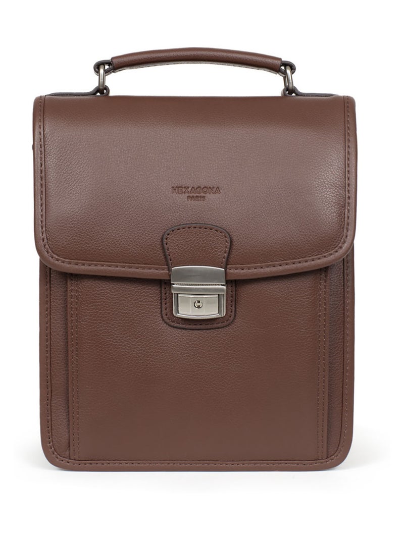 Baisenville  Cuir CONFORT Marron chocolat - Kiabi
