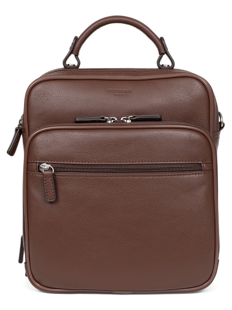 Baisenville  Cuir CONFORT Marron chocolat - Kiabi