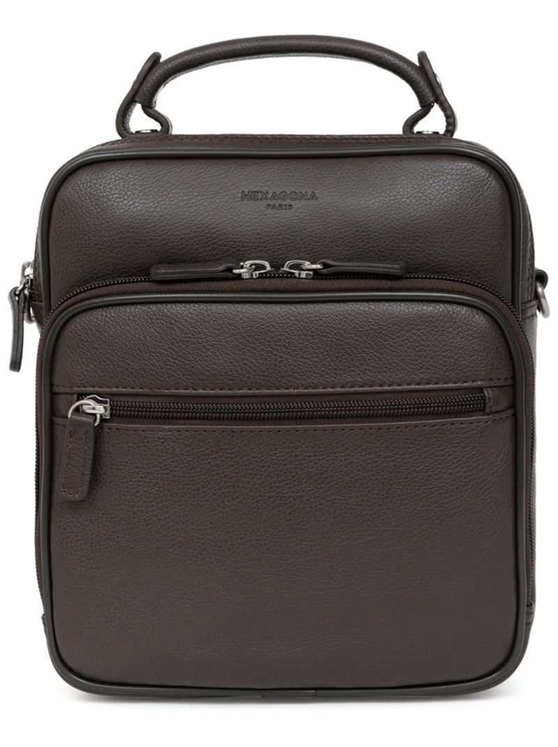 Baisenville  Cuir CONFORT Marron foncé - Kiabi