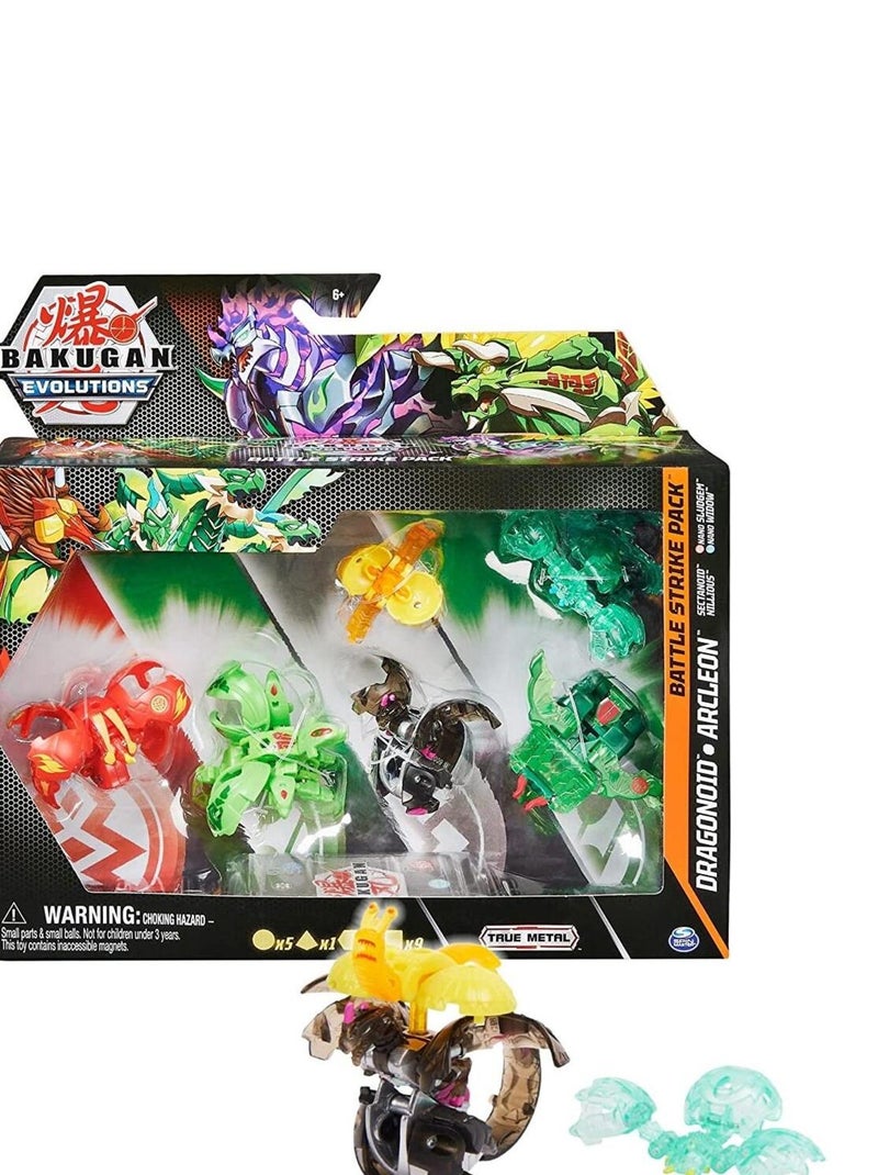Bakugan Evolutions (S4) Battle Strike 6 Pack Dragon N/A - Kiabi