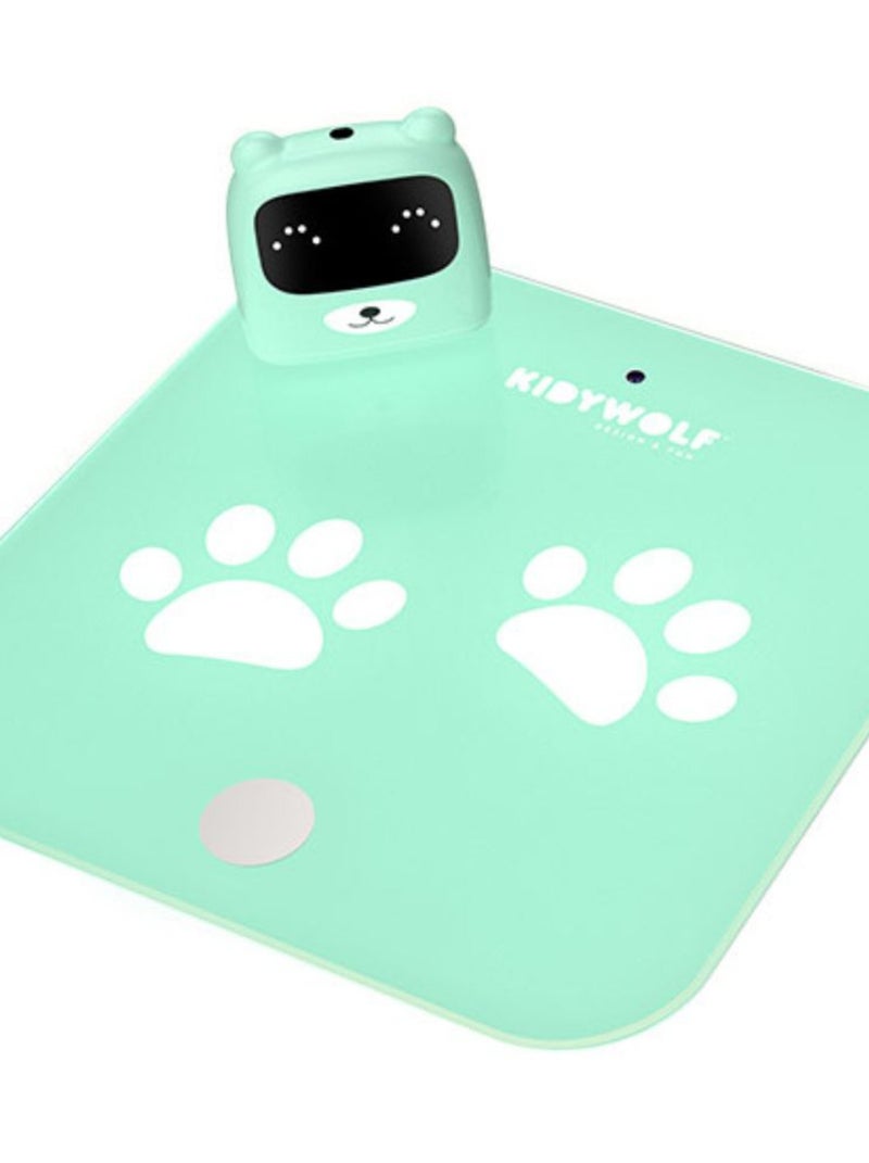 Balance et mètre enfant Kidyted Cyan Bleu - Kiabi