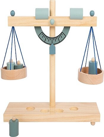 Balance romaine en bois