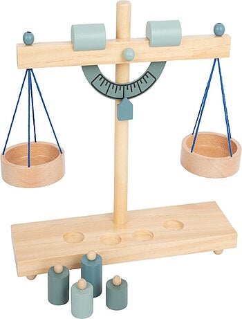 Balance romaine en bois