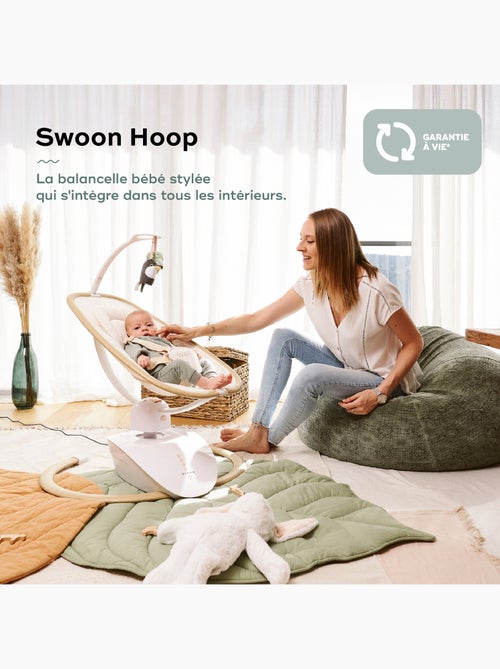 Balancelle bébé multifonctions et arche de jeux swoon hoop, sand 'babymoov' - Kiabi