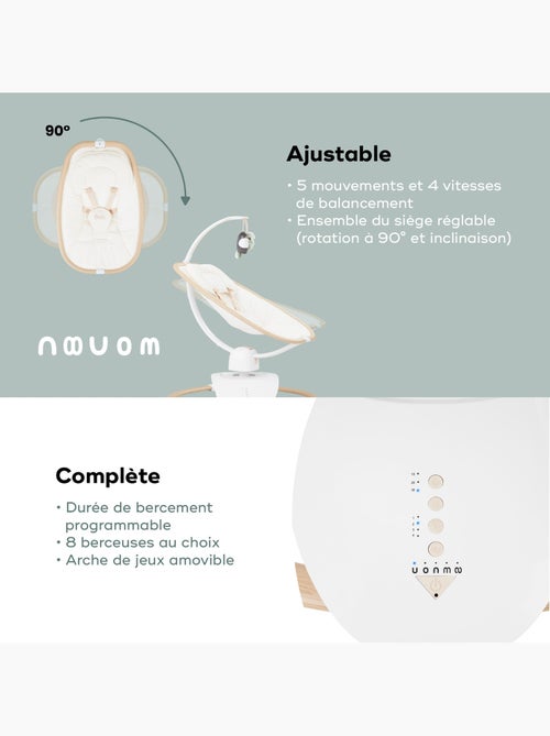 Balancelle bébé multifonctions et arche de jeux swoon hoop, sand 'babymoov' - Kiabi