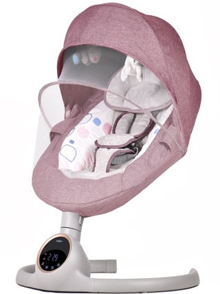 Balancelle bébé /transat électrique connécté ALPHA avec capote + moustiquaire