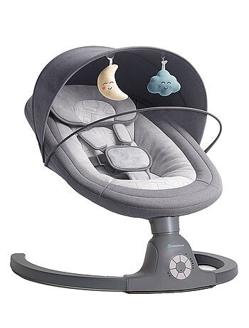 Balancelle bébé /transat électrique connécté Alphaavec capote + moustiquaire