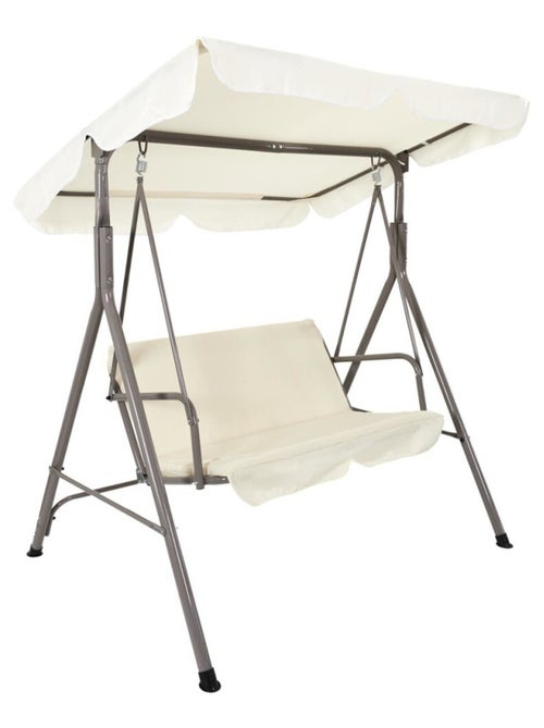 Balancelle beige en métal - Kiabi
