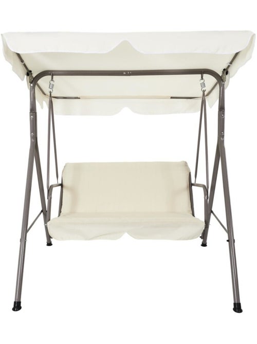 Balancelle beige en métal - Kiabi