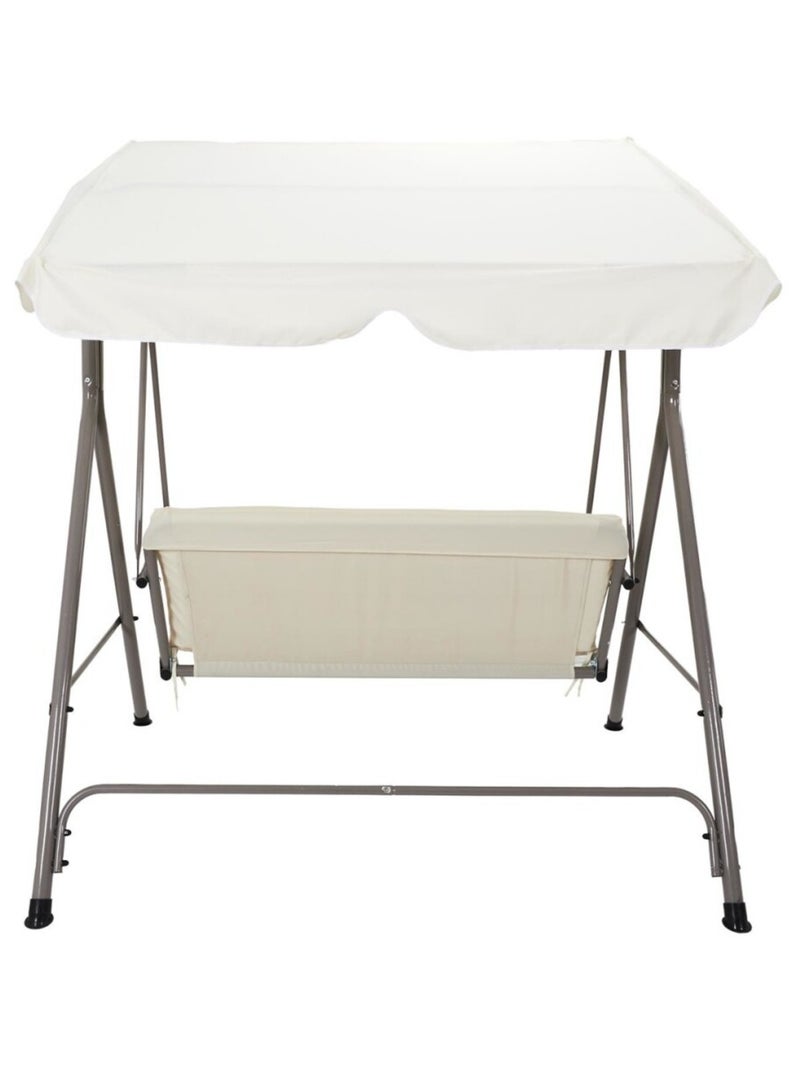 Balancelle beige en métal Beige - Kiabi