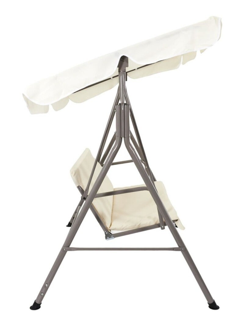 Balancelle beige en métal Beige - Kiabi