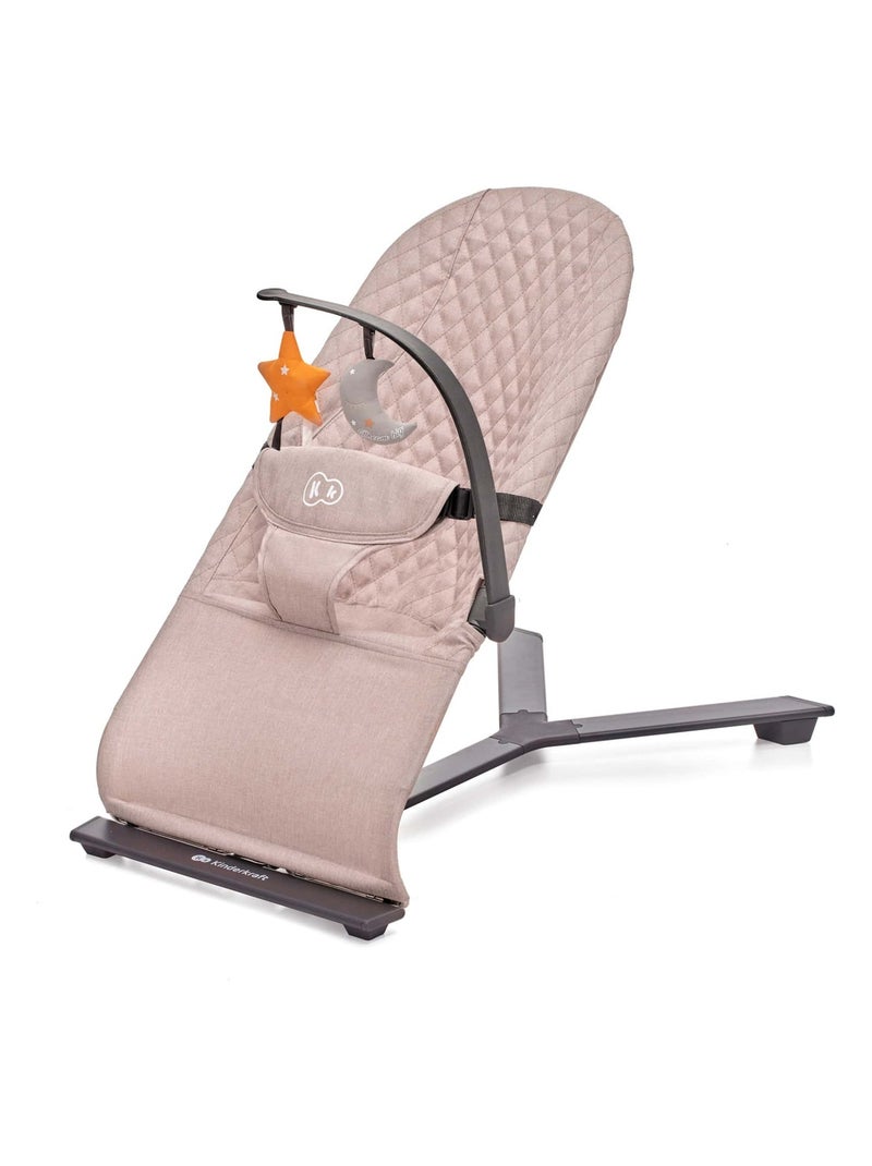 Balancelle électrique bébé 2 en 1 avec fonction transat Beige - Kiabi
