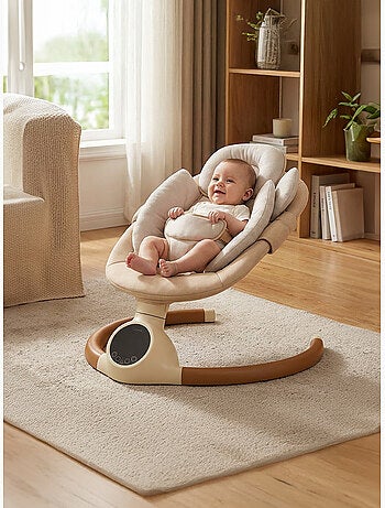 Balancelle électrique / transat bébé ALPHA Beige