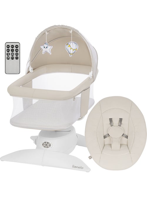 Balancelle et Nacelle Électrique LIONELO Vivi Set - 12 mélodies - 3 modes - Télécommande - Kiabi Balancelle et Nacelle Électrique LIONELO Vivi Set - 12 mélodies - 3 modes - Télécommande - Kiabi