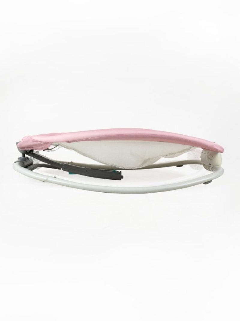 Balancelle et transat bébé relaxante avec musique et vibrations, pliage compact - Fold Rose - Kiabi