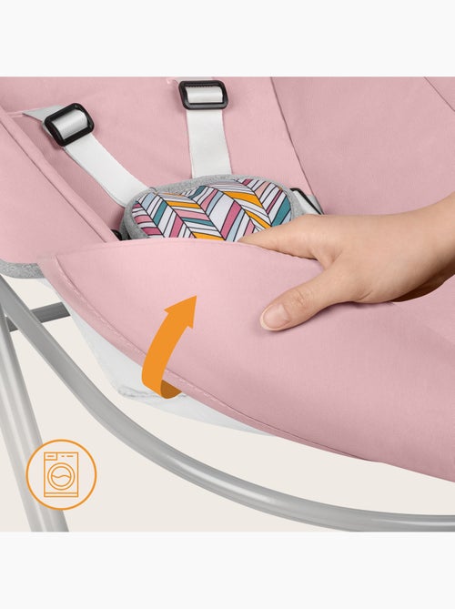 Balancelle et transat LIONELO Otto - Sons nature - 5 vitesses de balancement - Pliage compact - Kiabi