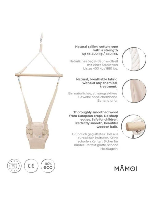 Balancelle suspendue bébé  Jumper (6- 24 mois) avec harnais et crochet - Kiabi